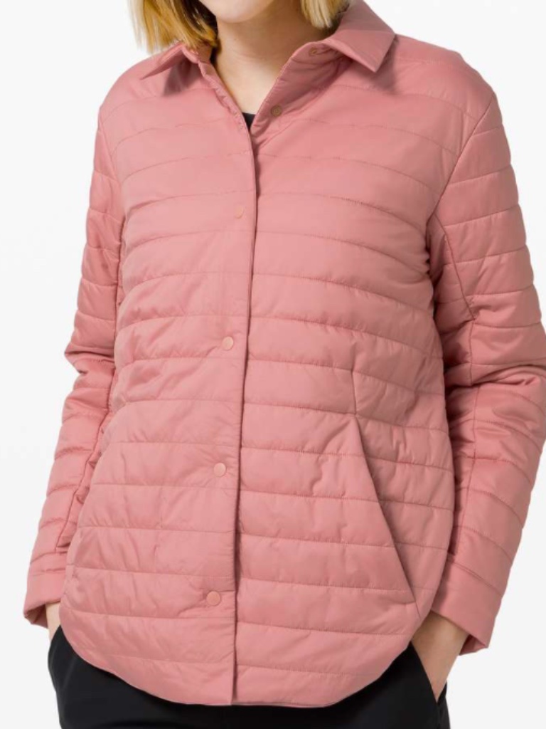 Lululemon Nwot Switch Please Shacket--Chalky Rose (8)